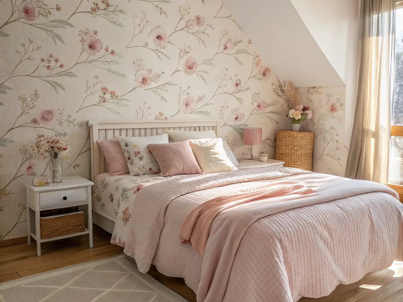A person sleeping peacefully in a cozy bed, surrounded by soft lighting and calming colors, representing the blog's focus on improving sleep quality.