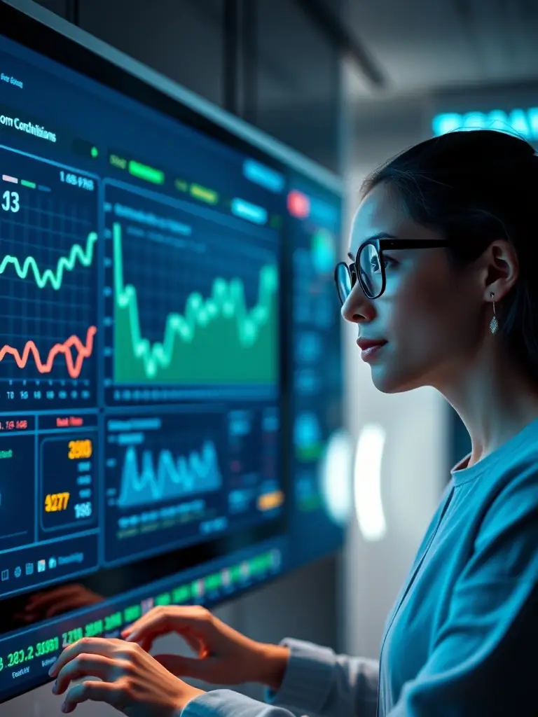 A clean, automated dashboard showing banking reconciliations happening in real-time, representing efficiency.