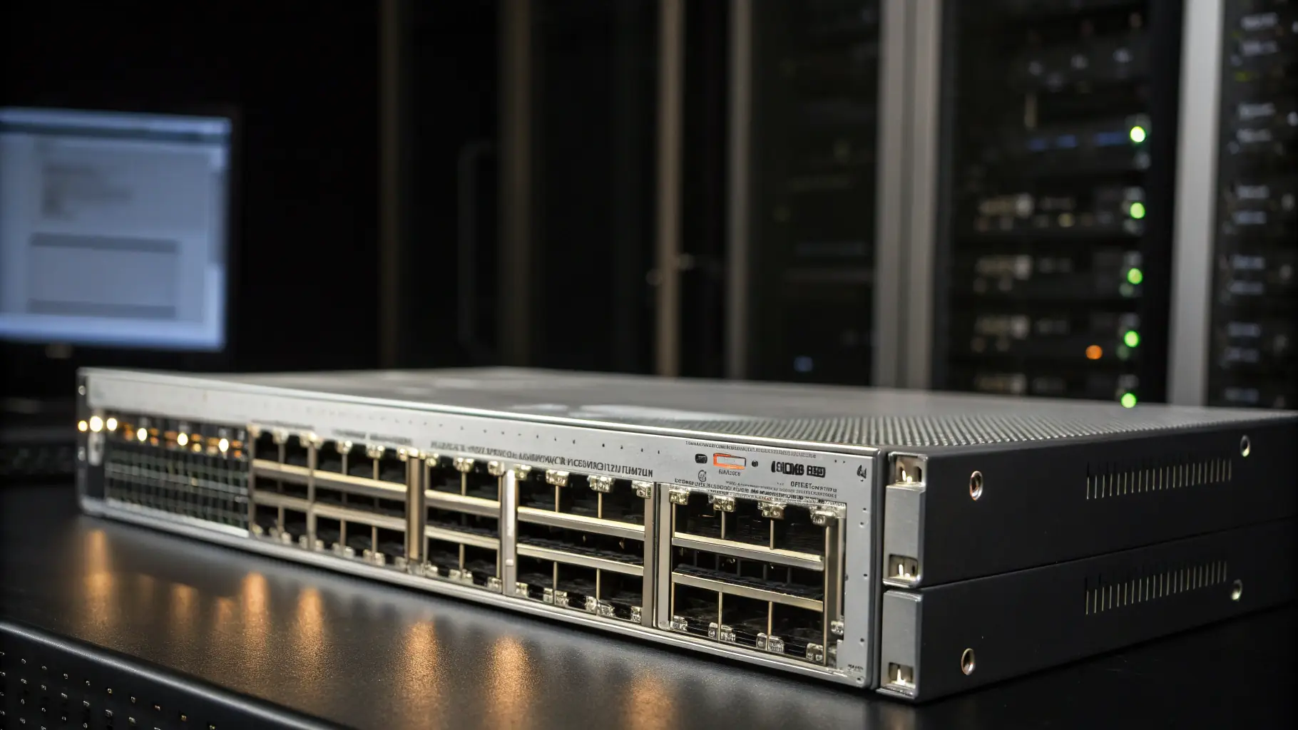 A high-resolution image of the 5140 QEM module showcasing its compact design and connectivity ports, emphasizing its role in industrial communication networks.
