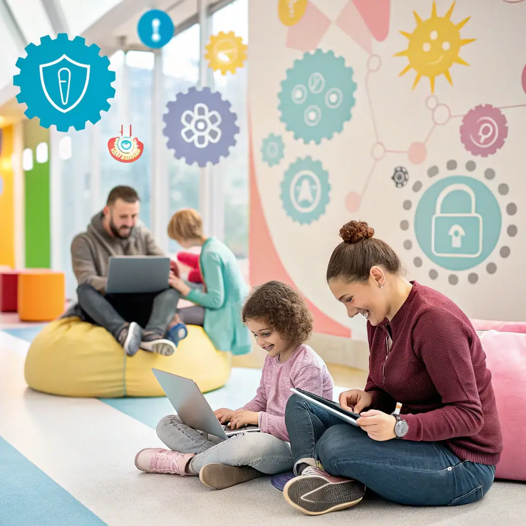 A central platform hub feeding multiple real-world audience and sector applications, showcasing SugarXR's versatility and broad applicability.