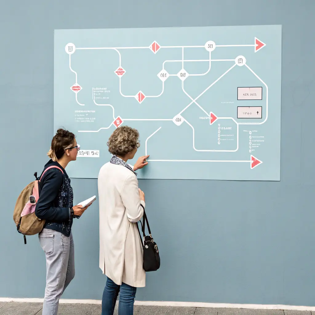 An image of a digital growth map or a collection of strategic templates, visually representing the free resources offered by Boundless Digital Agency. The image should convey a sense of organization, clarity, and actionable insights.