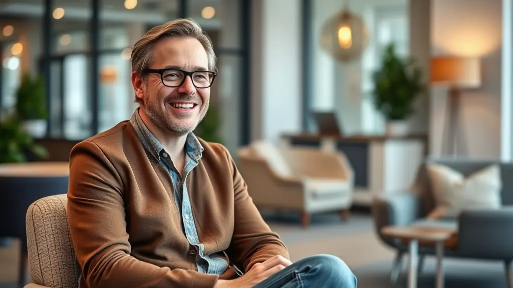 A polished video testimonial showcasing a satisfied customer of OmegaQube, highlighting the effectiveness of their digital marketing solutions. The video includes professional branding elements and clear audio.