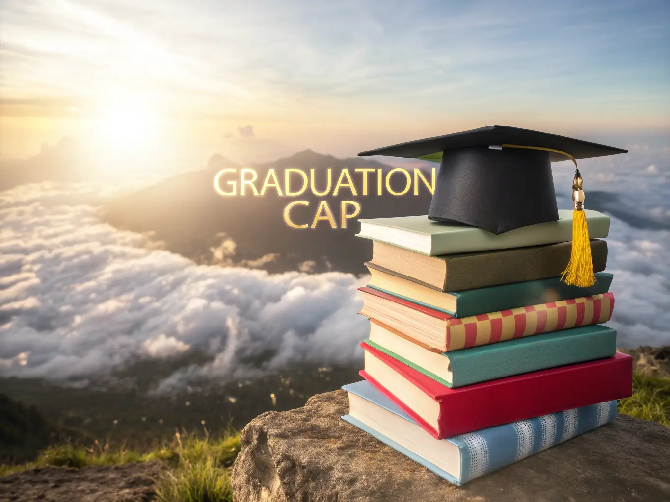 A modern icon representing education, with books, a graduation cap, and a lightbulb, symbolizing accessible learning and validated science.