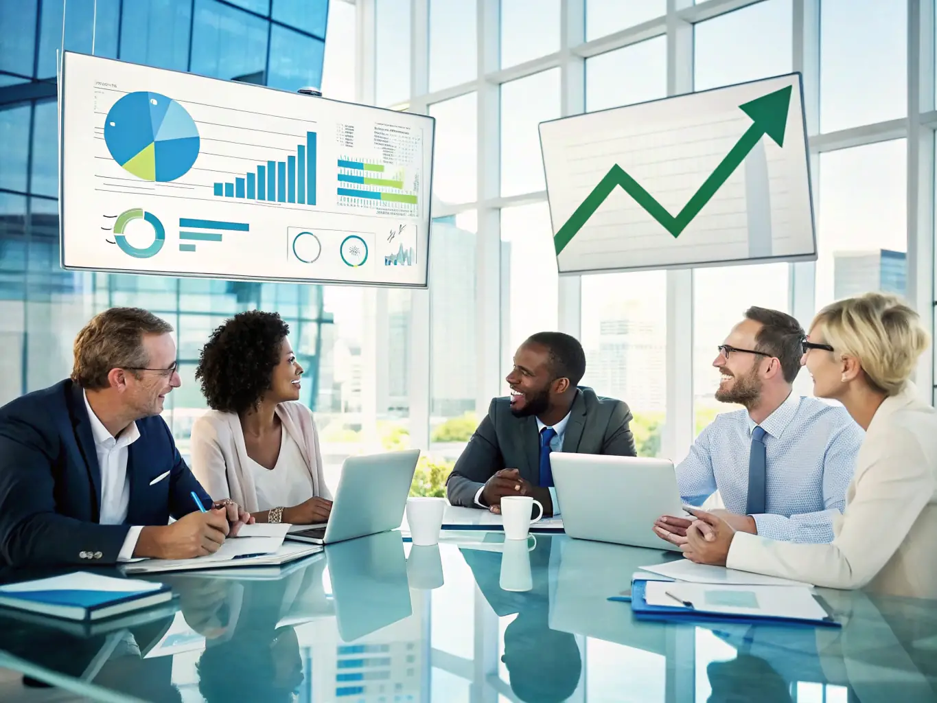 A professional team conducting a virtual onboarding session with a fleet manager, emphasizing efficiency and support