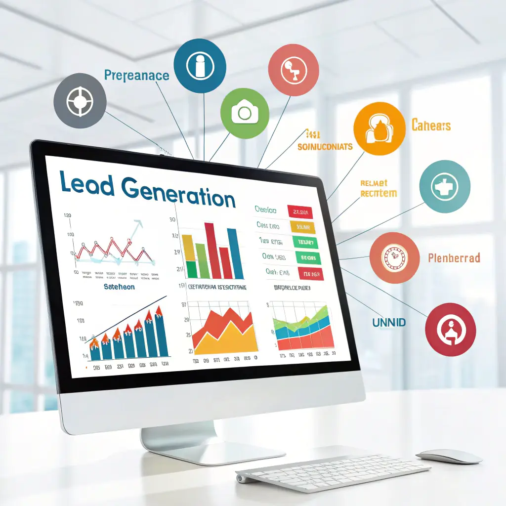 A lead generation agent interface showing prospect data.
