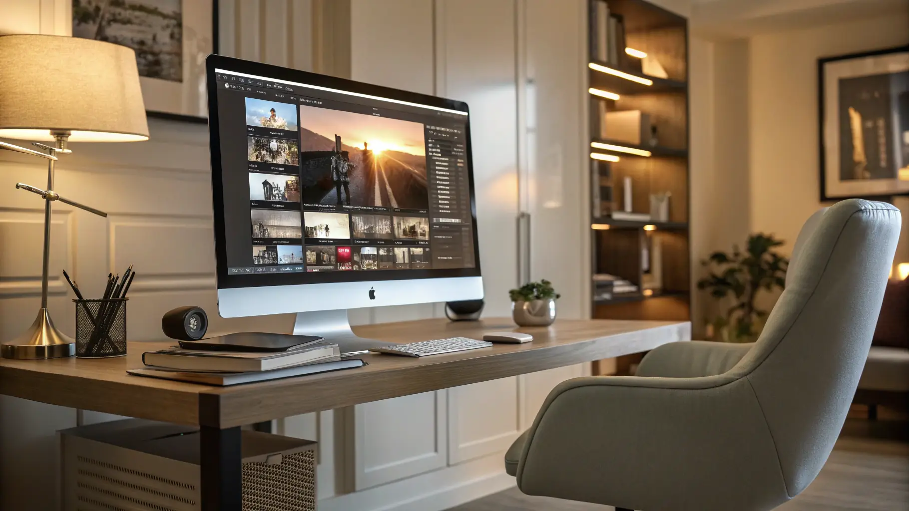A professional-looking website with a video testimonial embedded on the homepage, showcasing a happy customer.