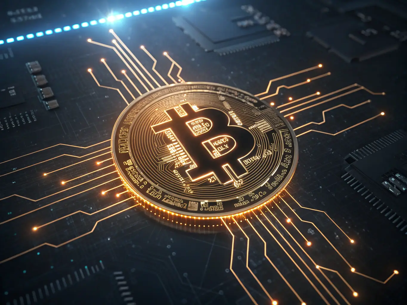 A digital illustration depicting a shadowy figure holding a bitcoin, symbolizing the anonymity and risk associated with cryptocurrency scams.