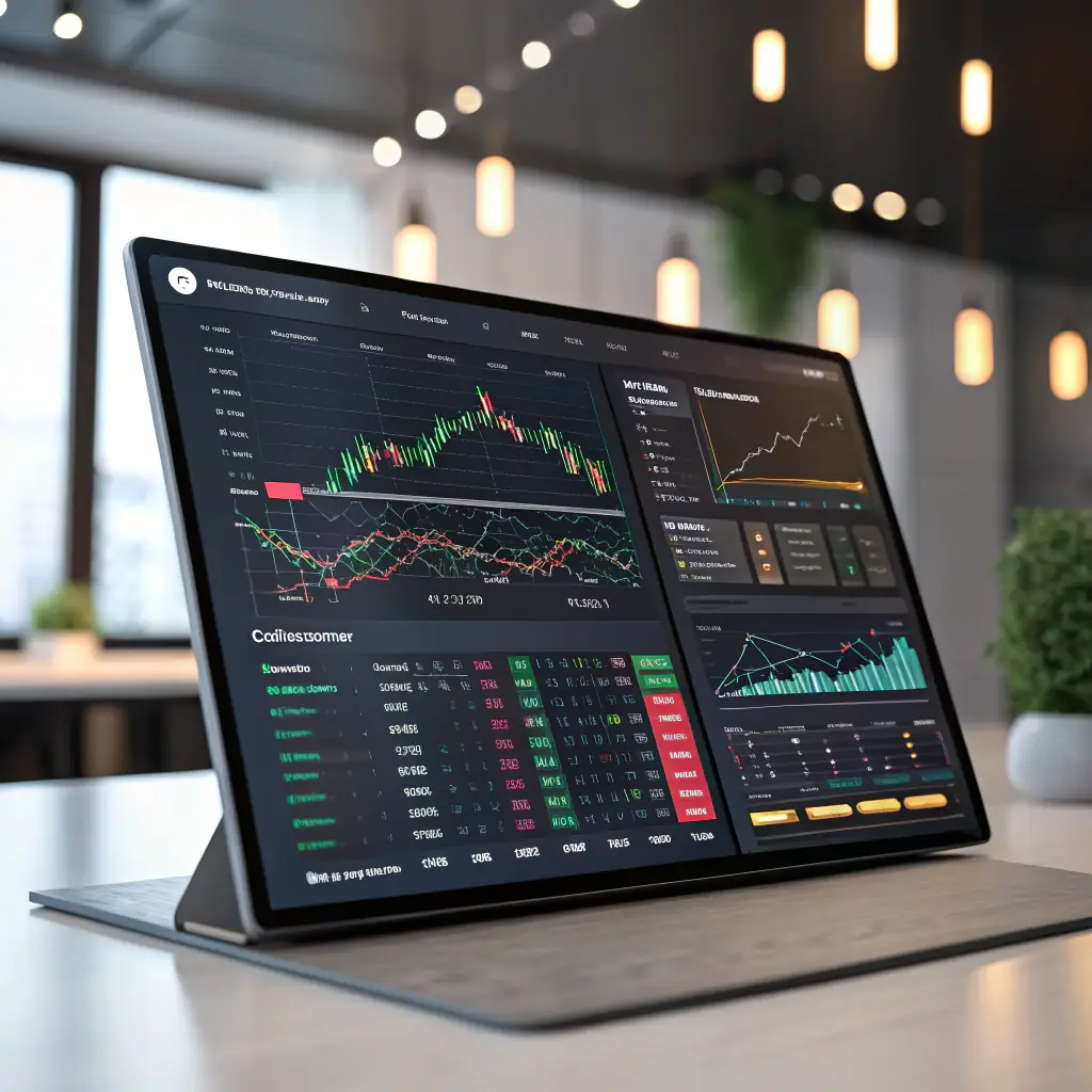 A split image showcasing a complex traditional crypto exchange interface on one side and a simple, intuitive FixedFloat interface on the other, emphasizing the ease of use and simplicity of FixedFloat.