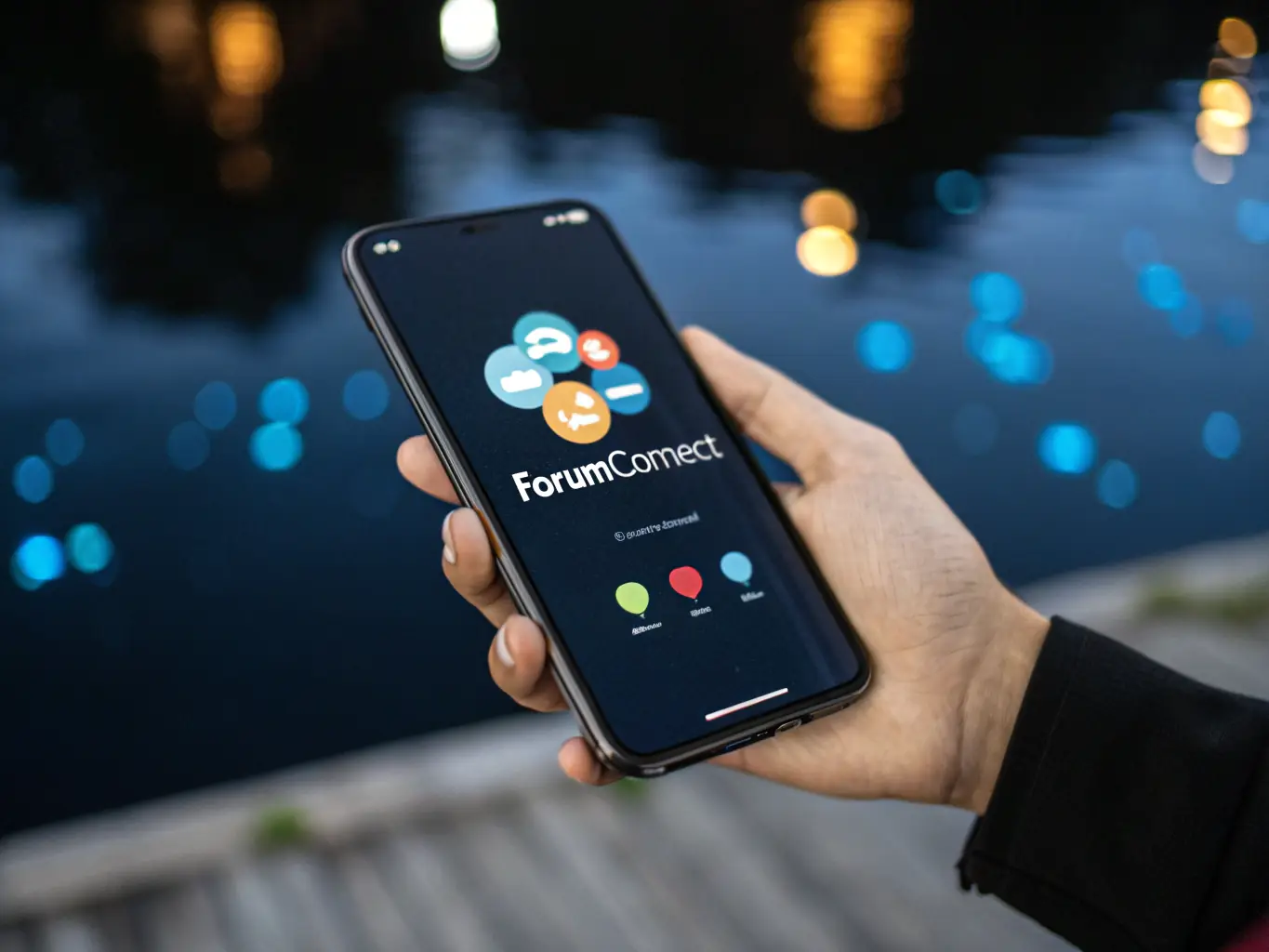 A team communication app on Android with scheduling and messaging features, illustrating team coordination tools.