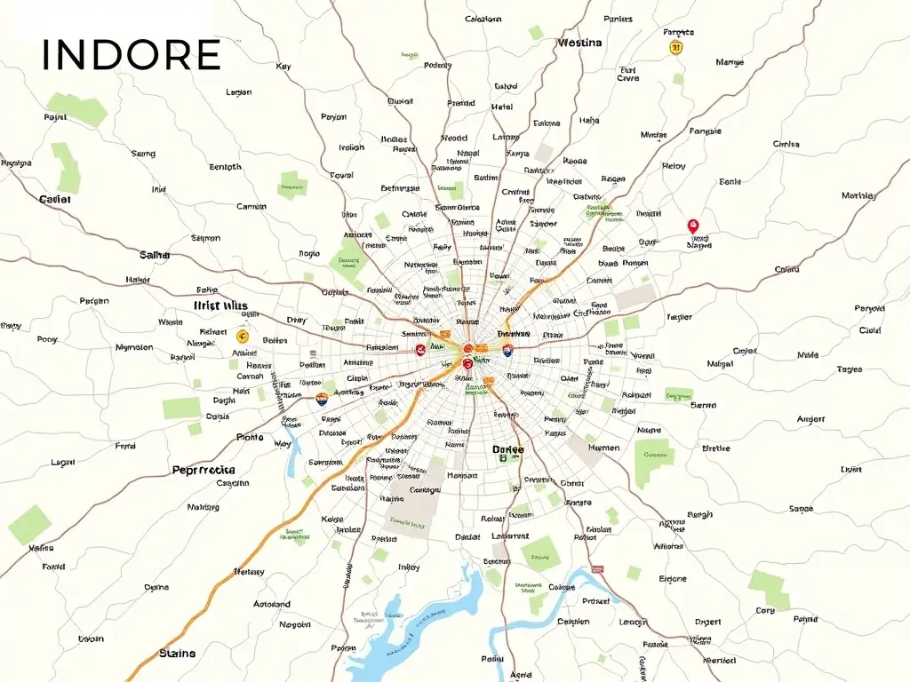 A map showing the location of Buddy4All Inc. in Indore, India.