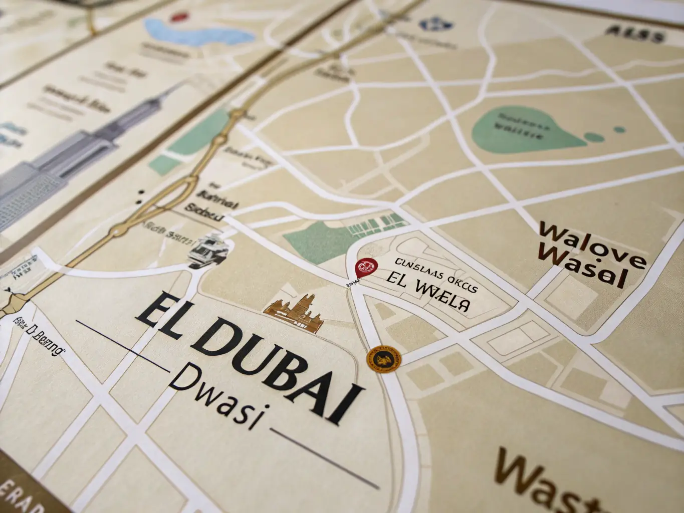A map showing the location of Buddy4All Middle East in Dubai, UAE.