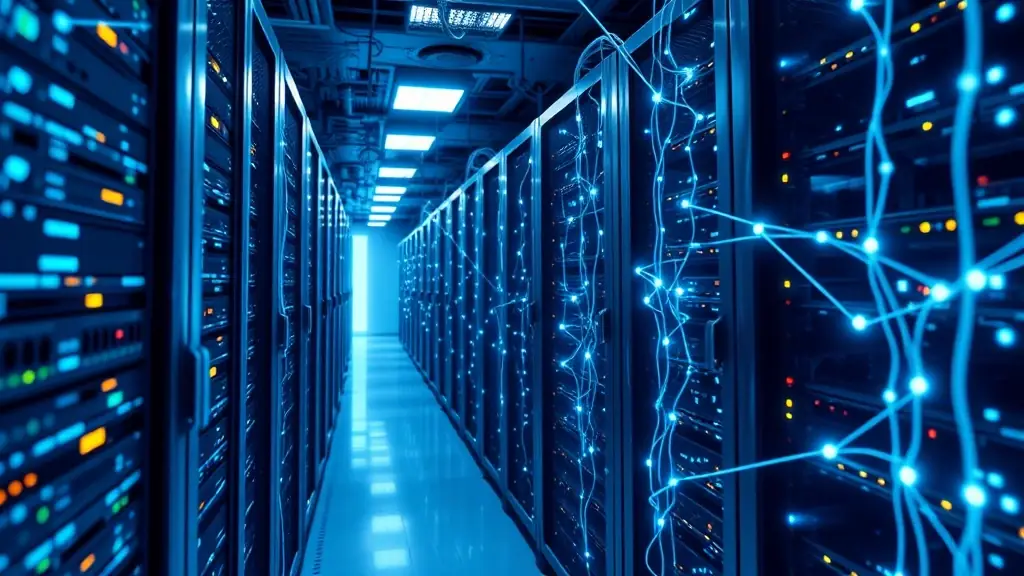A detailed image of fiber optic hardware and network infrastructure components, showcasing the scope of products and solutions offered by CELINTECH.